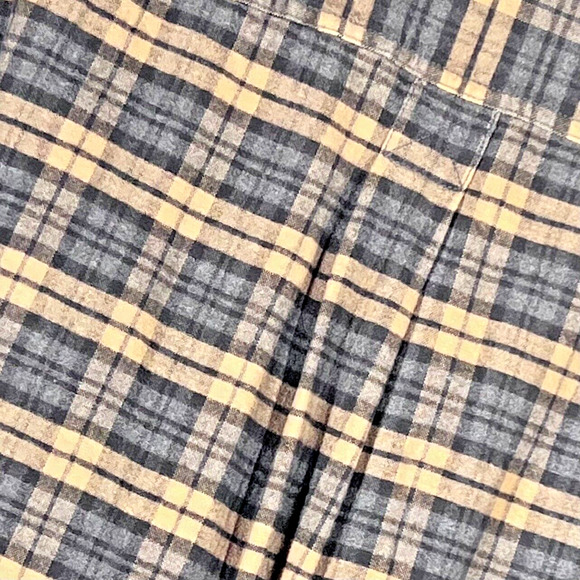 Eddie Bauer Mens Flannel Shirt Sz Medium Multicolor Plaid Heavy Cotton Button Up - Picture 11 of 11
